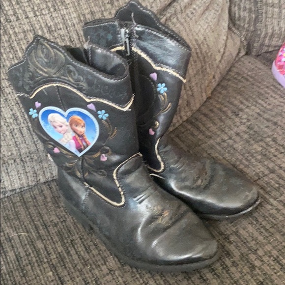 Girls frozen boots size 11 - Picture 3 of 4